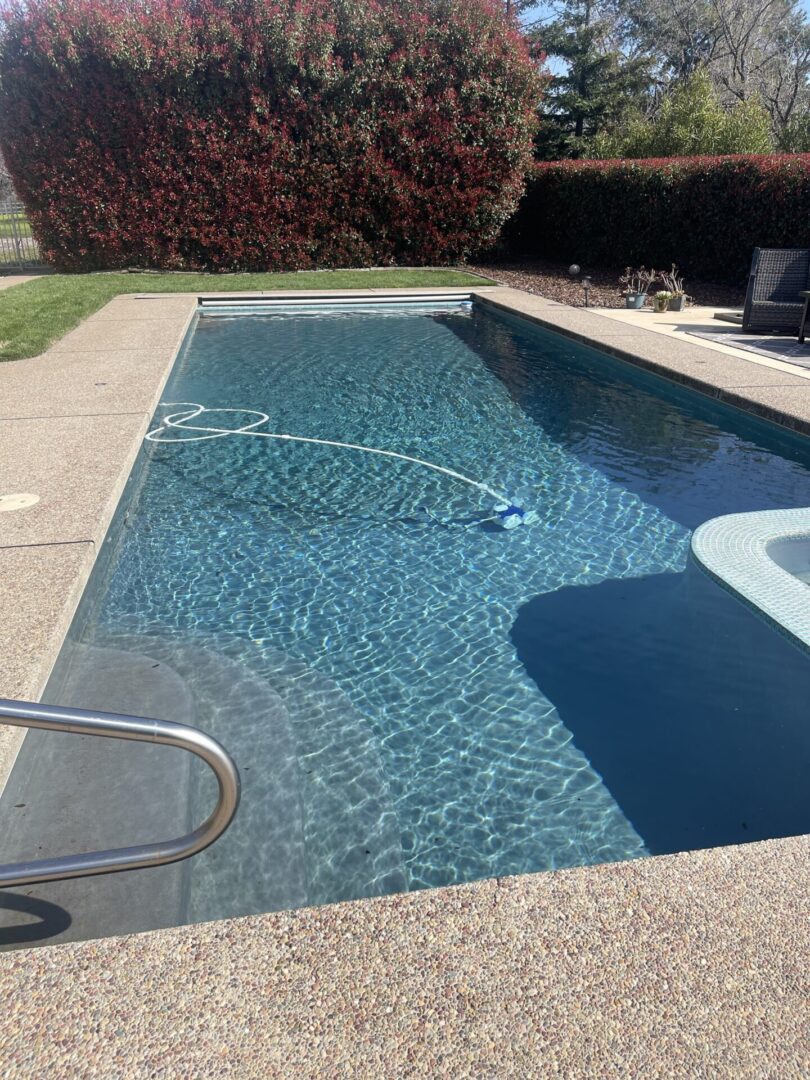 A rectangle swimming pool